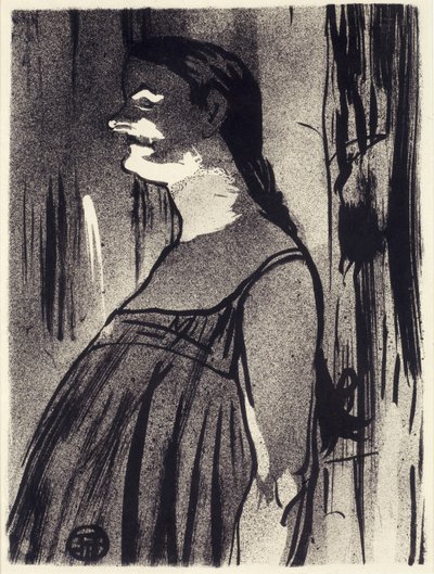 Madame Abdala, Placa 6 de la Serie Le Café Concert, 1893 de Henri de Toulouse Lautrec