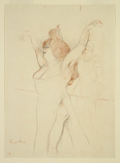 Mademoiselle Cocyle como Helena de Troya en La Belle Helene de Henri de Toulouse Lautrec