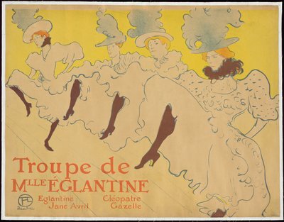 Compañía de Mademoiselle Eglantine de Henri de Toulouse Lautrec