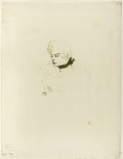 Mademoiselle Pois Vert de Henri de Toulouse Lautrec