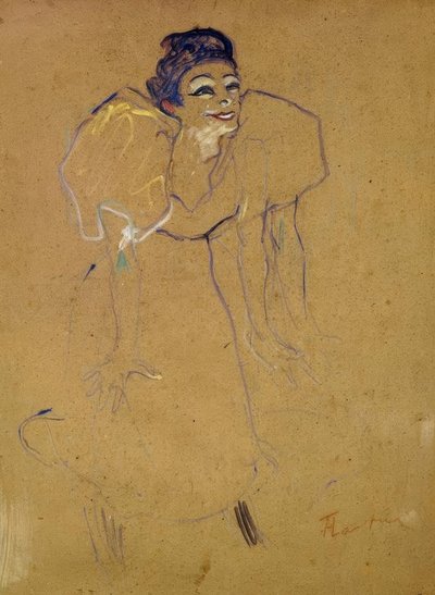 Señorita Polaire de Henri de Toulouse Lautrec