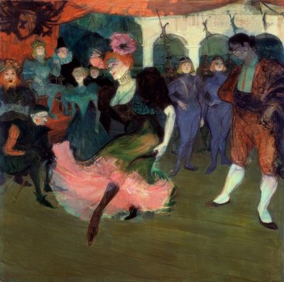 Marcelle Lender bailando el bolero de Chilperic de Henri de Toulouse Lautrec