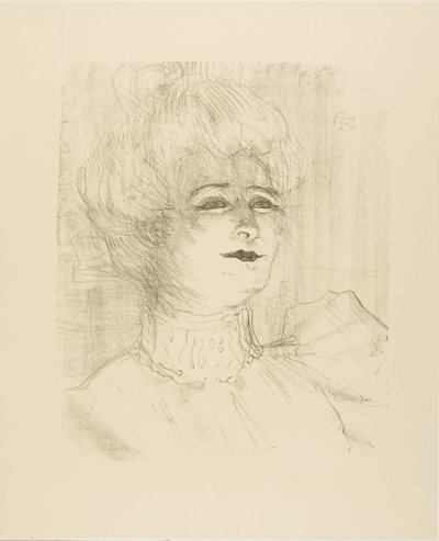Marie-Louise Marsy, de Treize Lithographies de Henri de Toulouse Lautrec