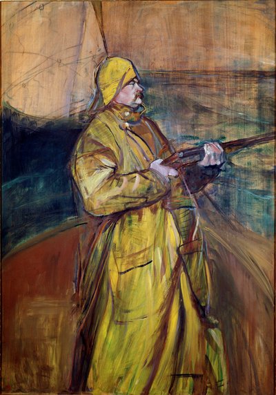 Maurice Joyant en la Bahía de Somme de Henri de Toulouse Lautrec