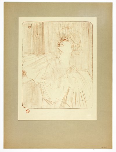 À Menilmontant de Bruant, plato cuatro de Yvette Guilbert de Henri de Toulouse Lautrec