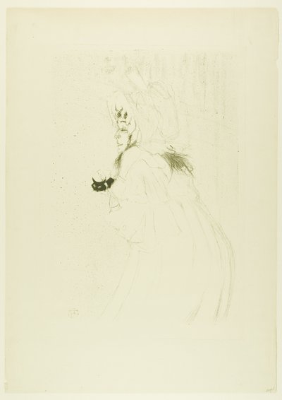 Señorita May Belfort Haciendo una Reverencia de Henri de Toulouse Lautrec