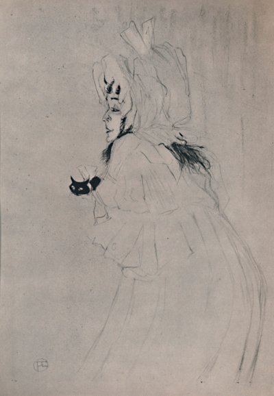 Miss May Belfort dando la bienvenida, c. 1895, 1946 de Henri de Toulouse Lautrec