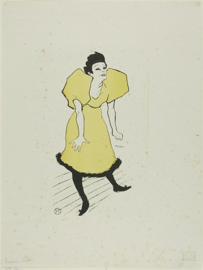 Señorita Polaire de Henri de Toulouse Lautrec