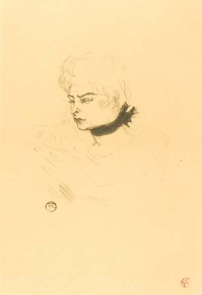 Señorita Pois Vert de Henri de Toulouse Lautrec