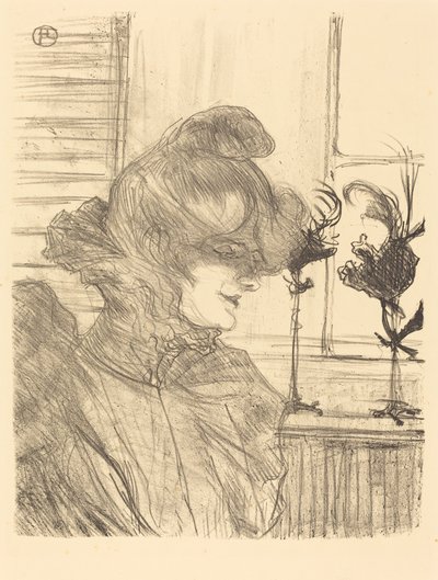 Mme. Le Marguoin, modista de Henri de Toulouse Lautrec