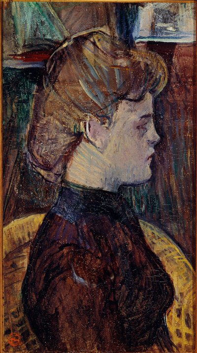 Modelo en el taller: Helene Vary de Henri de Toulouse Lautrec