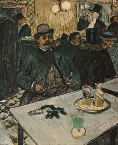 Monsieur Boileau en el café de Henri de Toulouse Lautrec