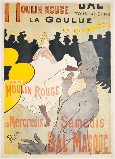 Moulin Rouge La Goulue de Henri de Toulouse Lautrec