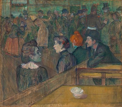 Moulin de la Galette, 1889 de Henri de Toulouse Lautrec