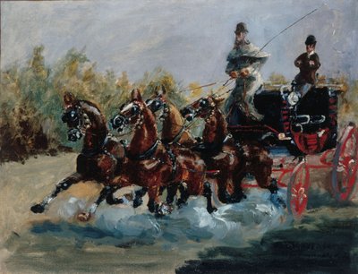 Niza, en el Paseo de los Ingleses de Henri de Toulouse Lautrec