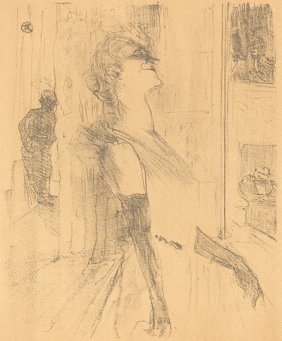 En el escenario de Henri de Toulouse Lautrec