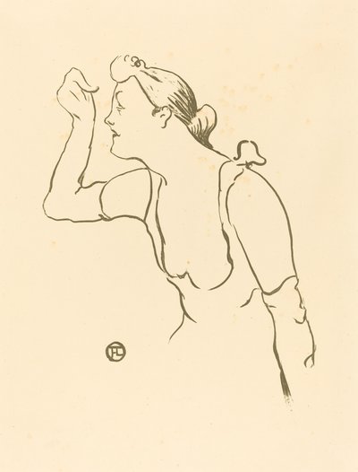 Paula Brébion de Henri de Toulouse Lautrec