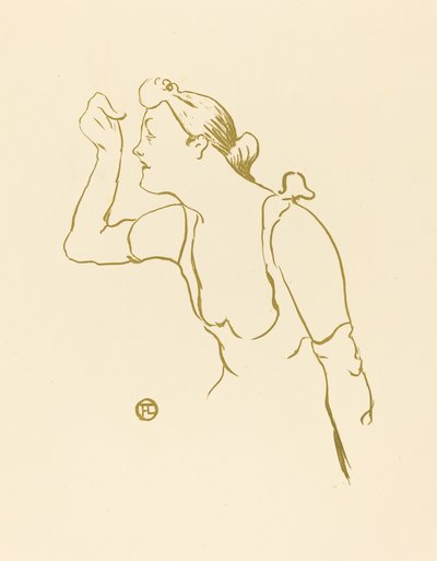 Paula Brébion, 1893 de Henri de Toulouse Lautrec