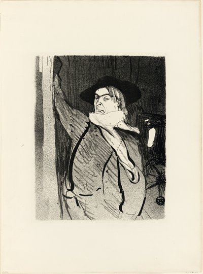 Retrato de Aristide Bruant, de Le Café-Concert de Henri de Toulouse Lautrec