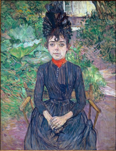 Retrato de Justine Dieuhl de Henri de Toulouse Lautrec