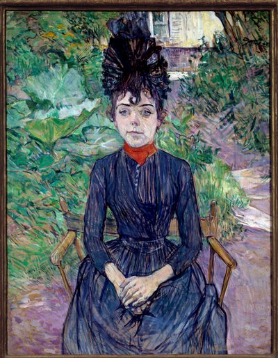Retrato de Justine Dieuhl de Henri de Toulouse Lautrec