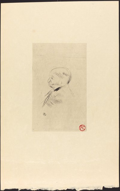 Retrato de M. X, 1898 de Henri de Toulouse Lautrec