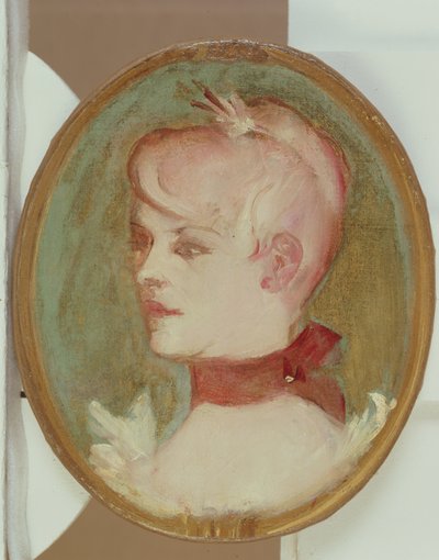 Retrato de una niña, 1892 de Henri de Toulouse Lautrec