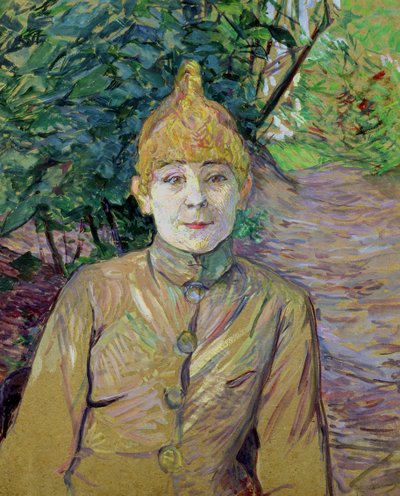 Retrato de una mujer, posiblemente la bailarina francesa Louise Weber conocida como 