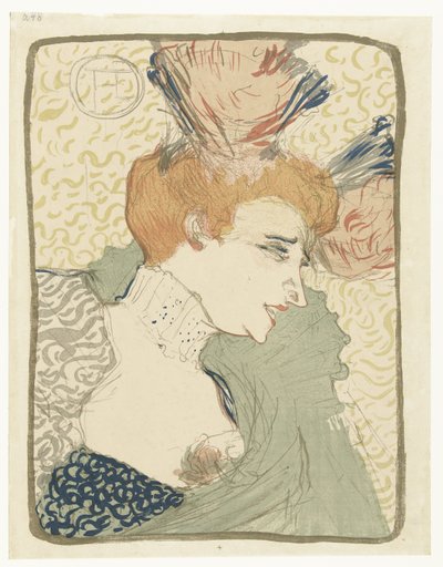 Retrato de la animadora del Music Hall Marcelle Lender de Henri de Toulouse Lautrec