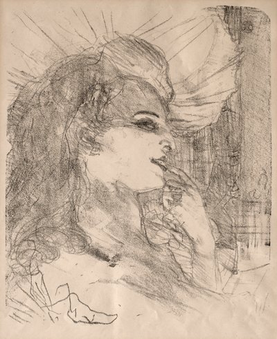 Portraits of Actors and Actresses: Thirteen Lithographs: Anna Held de Henri de Toulouse Lautrec