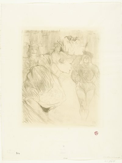 Retrato de la actriz Marcelle Lender saludando al público
Prestamista saluant de Henri de Toulouse Lautrec