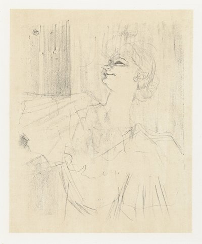 Portret de la actriz Yvette Guilbert en A Ménilmontant de Bruant Yvette Guilbert A Menilmontant de Bruant Yvette Guilbert: serie en inglés (título de la serie) de Henri de Toulouse Lautrec