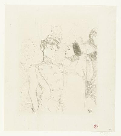 Portada de las actrices Marcelle Lender y Eve Lavallière en una revista en el Théâtre des Variétés
Lender y Lavallière de Henri de Toulouse Lautrec