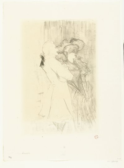 Retrato de la cantante Marcelle Lender y del cantante Numa Auguez en la opereta La Chanson de Fortunio
Lender et Aguez de Henri de Toulouse Lautrec