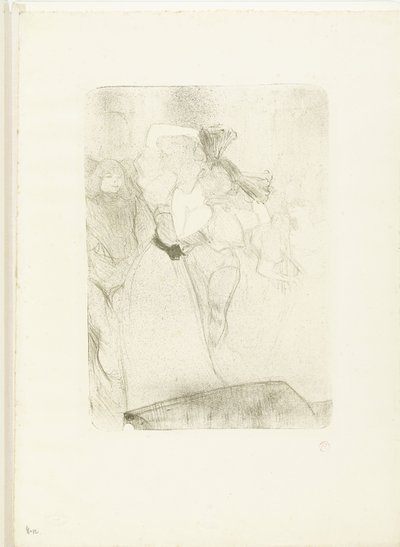 Retrato de la cantante Marcelle Lender mientras baila el bolero en la ópera Chilpéric
Lender de dos dansant le boléro de Henri de Toulouse Lautrec