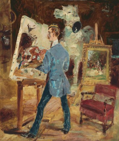 Princeteau en su estudio, 1881 de Henri de Toulouse Lautrec