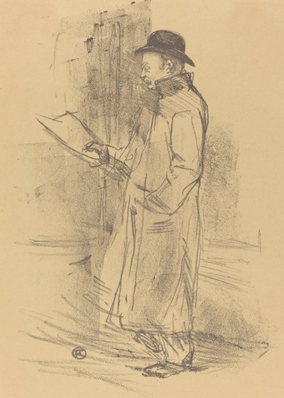 Programa para Beneficio Gemier, 1897 de Henri de Toulouse Lautrec
