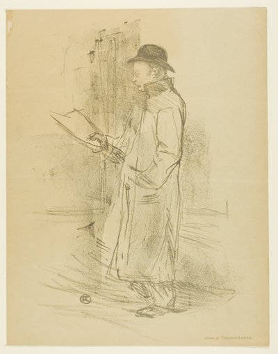 Programa para el beneficio de Gémier de Henri de Toulouse Lautrec