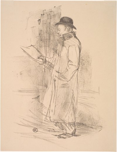 Programa del Beneficio Gémier de Henri de Toulouse Lautrec