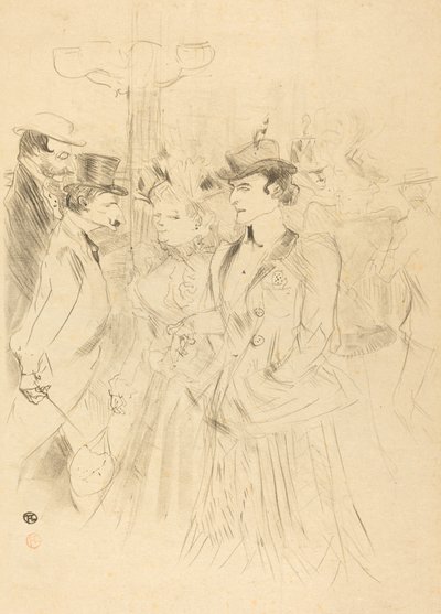 Paseo, 1899 de Henri de Toulouse Lautrec