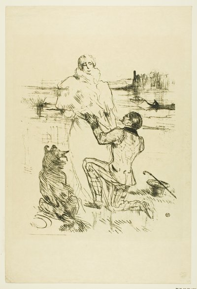 Propuesta (primera placa) de Henri de Toulouse Lautrec