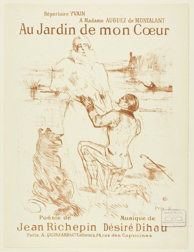 Propuesta (primera lámina) de Henri de Toulouse Lautrec