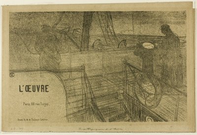 Prospecto-Programa de la obra de Henri de Toulouse Lautrec