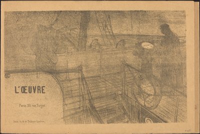 Prospecto Programa de la Obra, 1895 de Henri de Toulouse Lautrec