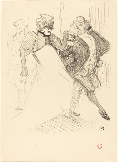 Rejane y Galipaux en Madame Sans-Gêne, 1894 de Henri de Toulouse Lautrec