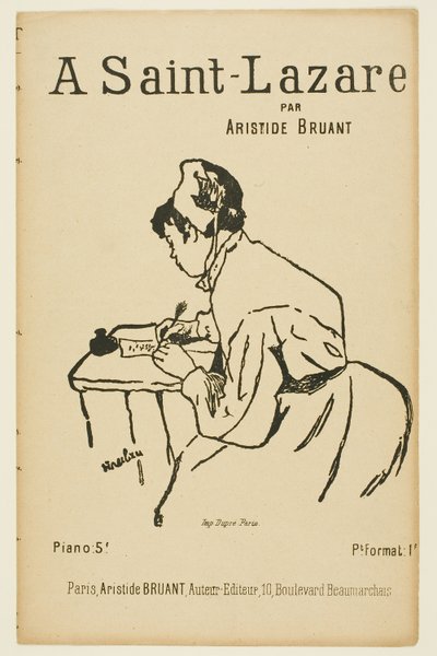 A Saint-Lazare de Henri de Toulouse Lautrec