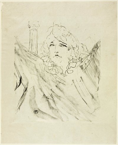 Sarah Bernhardt, de Trece litografías de Henri de Toulouse Lautrec