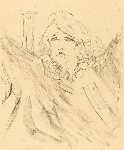 Sarah Bernhardt en Cleopatra, 1896 de Henri de Toulouse Lautrec