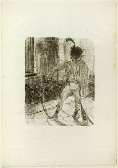 Schlomé Fuss en la Sinagoga, de Au Pied du Sinaï de Henri de Toulouse Lautrec