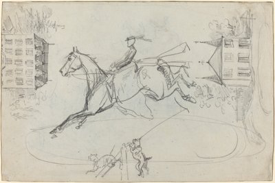 Hoja de bocetos, c. 1881 de Henri de Toulouse Lautrec